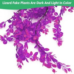 Fake Reptile Plants 2 Pack Hanging Fake Plants Plants for Reptiles