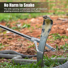 60“ Professional Snake Tongs – Extra Long Heavy Duty Snake Catcher Tongs Grabber