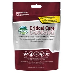 Oxbow Critical Care Carnivore, Made with Whole Egg & Dried Chicken, 2.47 oz