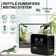 Automatic Reptile Mister for Reptile Tank Smart Reptiles Mister System with Time