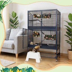 6 Pack Small Animal Hammock Set, Ferret, Guinea Pig, Rat Hanging Bed & Hideou…