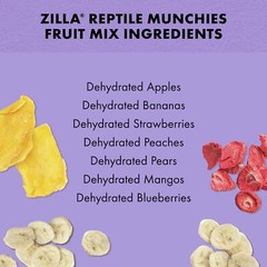 Zilla Reptile Munchies Nutritious Dehydrated Food for Iguanas Skinks Turtles