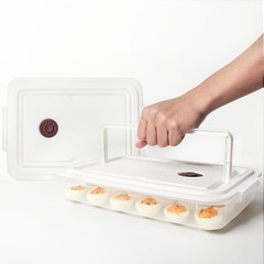 Newness Deviled Egg Containers with Lid, (Set of 2), Plastic Deviled Egg Carr…