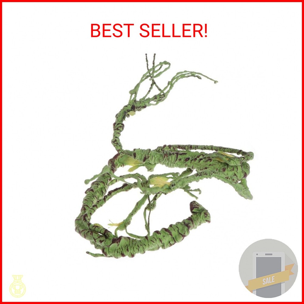 PINVNBY Flexible Bend-A-Branch Jungle Vines Pet Habitat Decor Reptile Plants Ter