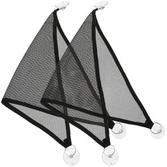 2Pcs Reusable Black Mesh Lizard Hammock Pet Swing Toy for Reptile Pets
