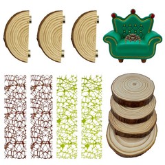 Jumping Spider Enclosure Accessories Kit, Habitat Decor — Spider Throne, W