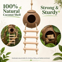 Crested Gecko Tank Accessories, Reptile Hanging Plants Vines