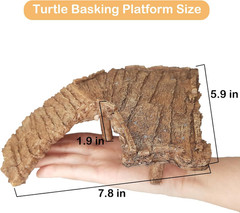 Turtle Basking Platform, Tortoise Floating Dock Reptiles Habitat Climbing Ram…