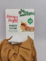 New w/Tags*Merry & Bright Reptile (Bearded Dragon Or Rat) Reindeer Costume