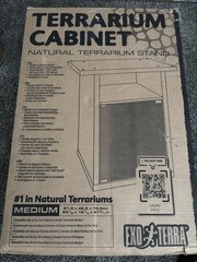 Exo Terra Terrarium Cabinet Medium PT2707 Natural Terrarium Stand
