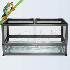 50 Gallon Glass Reptile Terrarium 36x18x18 Aluminum Frame Enclosure Snake Gecko