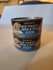 Lot Of 2 Zoo Med Tegu, Blue Tongue Skink & Tegu Food 6 Oz. Each, Exp. 8/2027