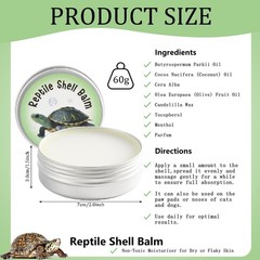 Reptile Shell Balm 2 oz Turtle Shell Care Conditioner Skin Moisturizer Cream …