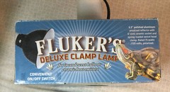 FLUKERS Reptile Deluxe Clamp Lamp 5.5in Inch Clamp Lamp See Description BNB