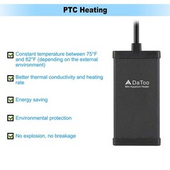 DaToo 10 Watt Small Aquarium Heater Mini Betta Flat Fish Tank Heater for 1 Ga…