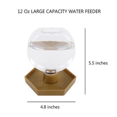 Reptile Water Feeder,Gecko Bearded Dragon Automatic Water Dispenser 12 Oz Amp…