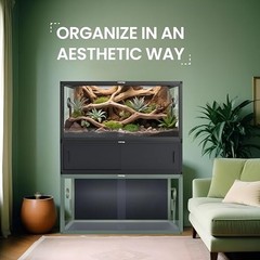 Reptile Terrarium Spacer Cabinet for 50 Gallon Enclosure Stand