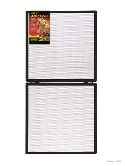 EXO TERRA HINGED SCREEN COVER – 36.5 X 18.75 IN – 40 – 50 Gallon – PT-2726