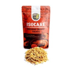 BugzyBugs Isocare Premium Dried Shrimp Treats Protein Rich Food Source 1.2oz