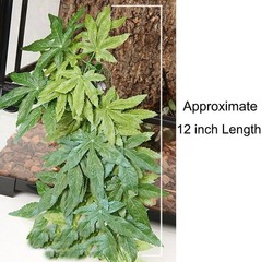 Lightweight 12-Inch Silk Terrarium Plant – Ideal for All Reptiles & Amphibians