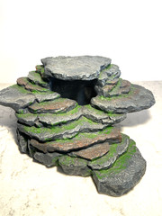 Magtara Reptile Hide & Cave Hideout Rainforest Series Resin Aquarium MINT