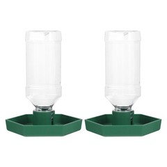 2 Pcs Reptile Water Drinking Fountain Automatic Dispenser for Reptiles
