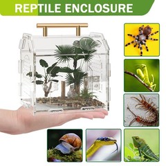 Jumping Spider Enclosure,Premium Acrylic Spider Enclosure – Ideal for Tarantu…