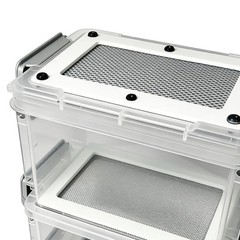 Mealworm Breeding Kit For Reptiles, Birds, And Pets 3-Layer Silkworm Feeder Box