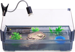 Large Turtle Tank Kit for Aquatic Turtles – Complete Starter Habitat with Filter