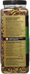 Zoo Med Natural Gourmet Bearded Dragon Food with Vitamin & Mineral 15oz – 3 Pack
