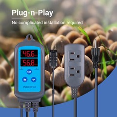 Humidity Controller Reptile Humidistat Thermostat WiFi IHC-200 Humidification CF