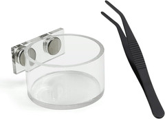 Jumping Spider Feeding Dish Set, Magnetic Water Bowl, Reptile Feeding Tongs, Jum