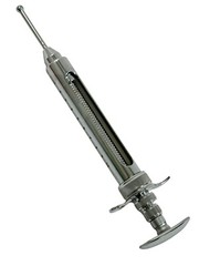 Reptile Snake Feeder Feeding Pinky Pump Syringe Tool 10cc Stainless Veterinary