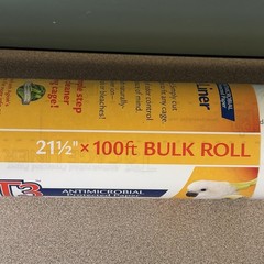 Prevue Hendryx Pet Products T3 Antimicrobial Cage Liner 21 1by2In by 100Ft White