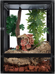 18″ X 18″ X 24″ Front Opening Chameleon Cage with 3-Sided Metal Mesh, 34 Gallon