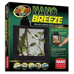 Zoo Med Labs Nano Breeze Aluminum Screen Cage 10x10x12
