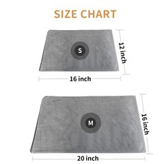 Pet Heating Pad for Cats and Small Dogs, Heated Cat Bed, Auto Temperature Con…