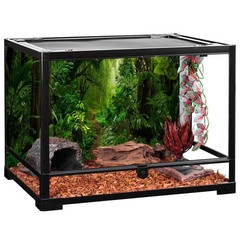 YongFoto Reptile Tank Terrarium Background 48×20 inch Tropical Rainforest Jun…