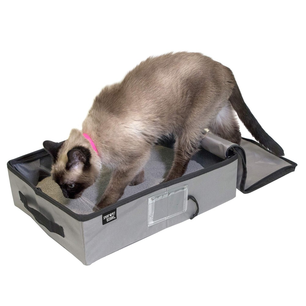 SPORT PET Large Pop Open Kennel, Portable Cat Cage Kennel, Waterproof Pet bed…