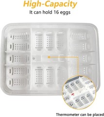 Plastic 16-Egg Reptile Hatching Box – High-Quality Incubator for Reptiles