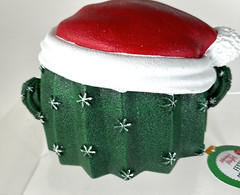 New Reptile Hide Terrarium Cactus Christmas Holiday Festive Decoration 6 1/2x 6”