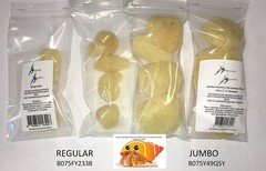 Hermit Crab Sea Sponges 4 Pack – Maintains Humidity, Safe Drinking, Adds Mine…