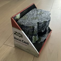 Zilla Vertical Rock Cave Reptile Decor Wall Mount for Snake Enclosures