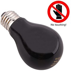 Pack of 2 Reptile Heat Lamp 60 Watt Reptile Night Heat Bulb Terrarium Moon