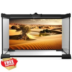 Riivvdise 72x18in Oasis Yellow Reptile Habitat Background