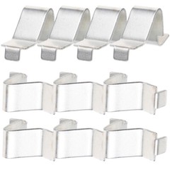 12Pcs Metal Shelf Supports Cabinet Clip Adjustable Clips Shelving Clamp Bracket