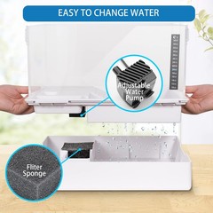 Scratch-Resistant Acrylic Turtle Tank Large(Acrylic), 23″×13.5″×10″