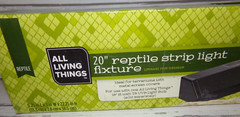 all living things 20″ reptile strip light fixture New