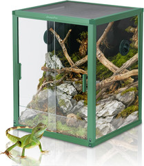 30 Gallon Lightweight Reptile Terrarium for Geckos, Snakes, Frogs, Chameleons