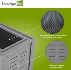 New Age Pet ECOFLEX 36″ Wide Medium Reptile Habitat for Snakes Tortoises